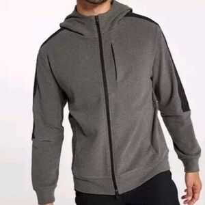 VRST Men's Medium Pinnacle Polar Fleece Zip Up Hoodie Jacket Warm Pewter New